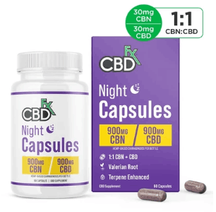 CBDfx US Store review featuring CBD Capsules & Softgels