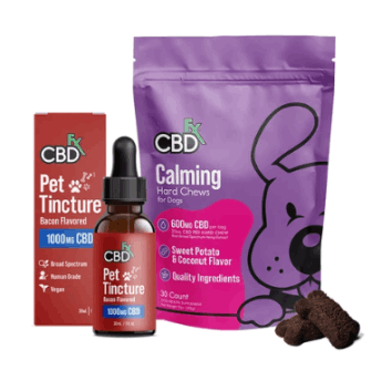 CBDfx US Store review featuring CBD Pet Products